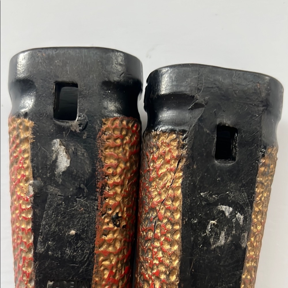 Textured Wall Sconces with Black Dragon Design - Picture 4 of 11